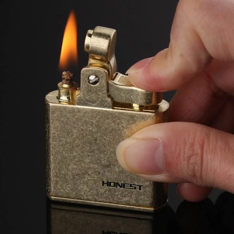 فندک بنزینی Honest (دکمه فشاری) اورجینال