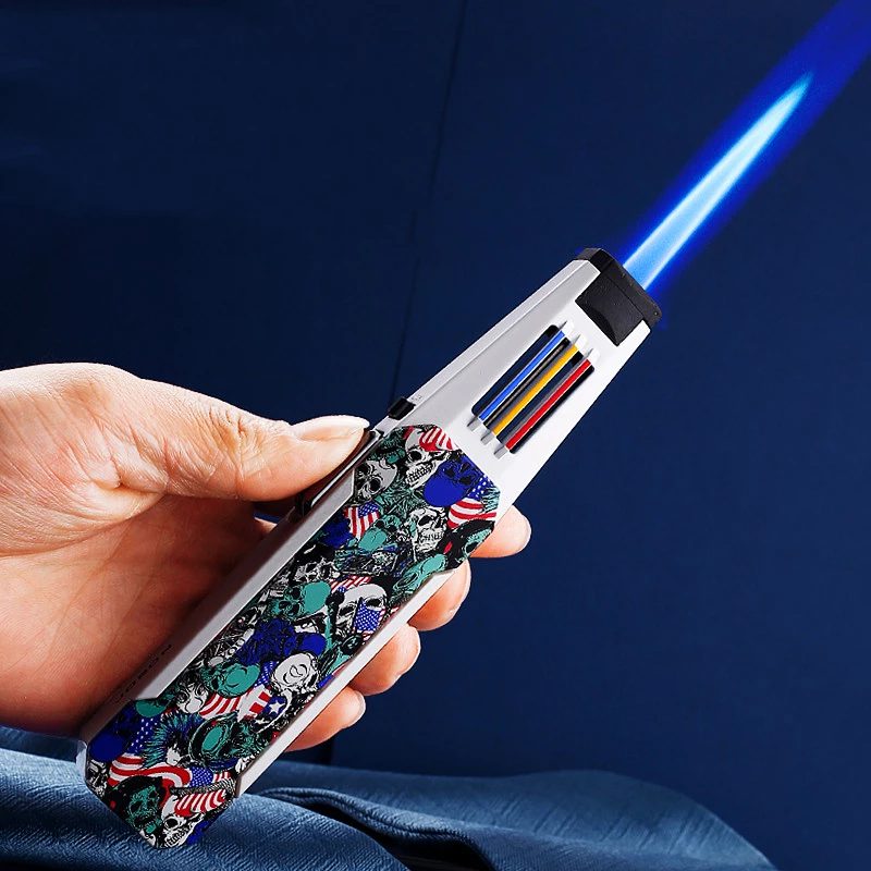 فندک اتمی طرح دار Jobon Torch (تک شعله/بلند) اورجینال - Image 9