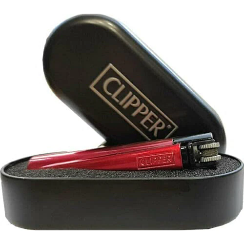 فندک گازی CLIPPER LAVA (مشکی قرمز) اورجینال - Image 4