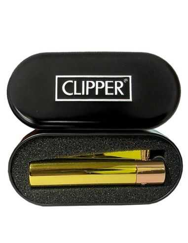 فندک گازی CLIPPER Gold Marble (طلایی رزگلد) اورجینال - Image 4