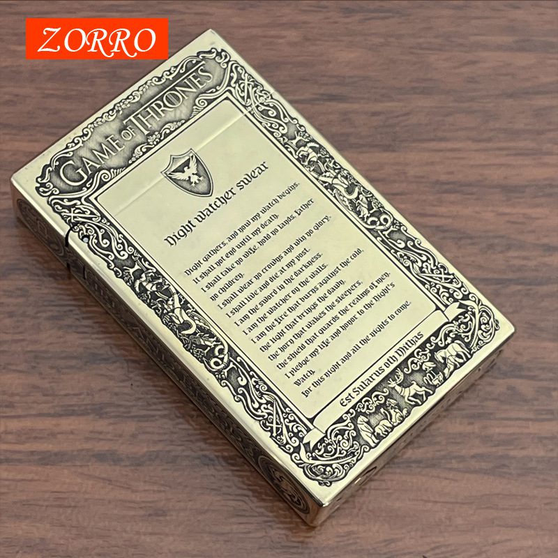 فندک بنزینی Zorro Z552 مدل Game of Thrones (صدای در سه بعدی) اورجینال - Image 5