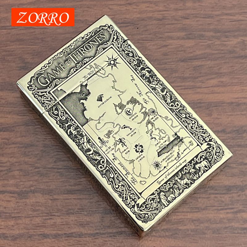 فندک بنزینی Zorro Z552 مدل Game of Thrones (صدای در سه بعدی) اورجینال - Image 3