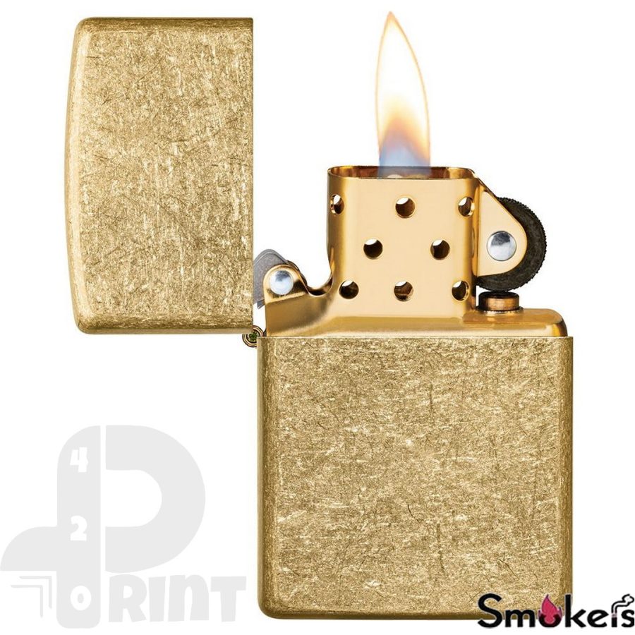 Zippo 49477 Classic Tumbled Brass - Image 5