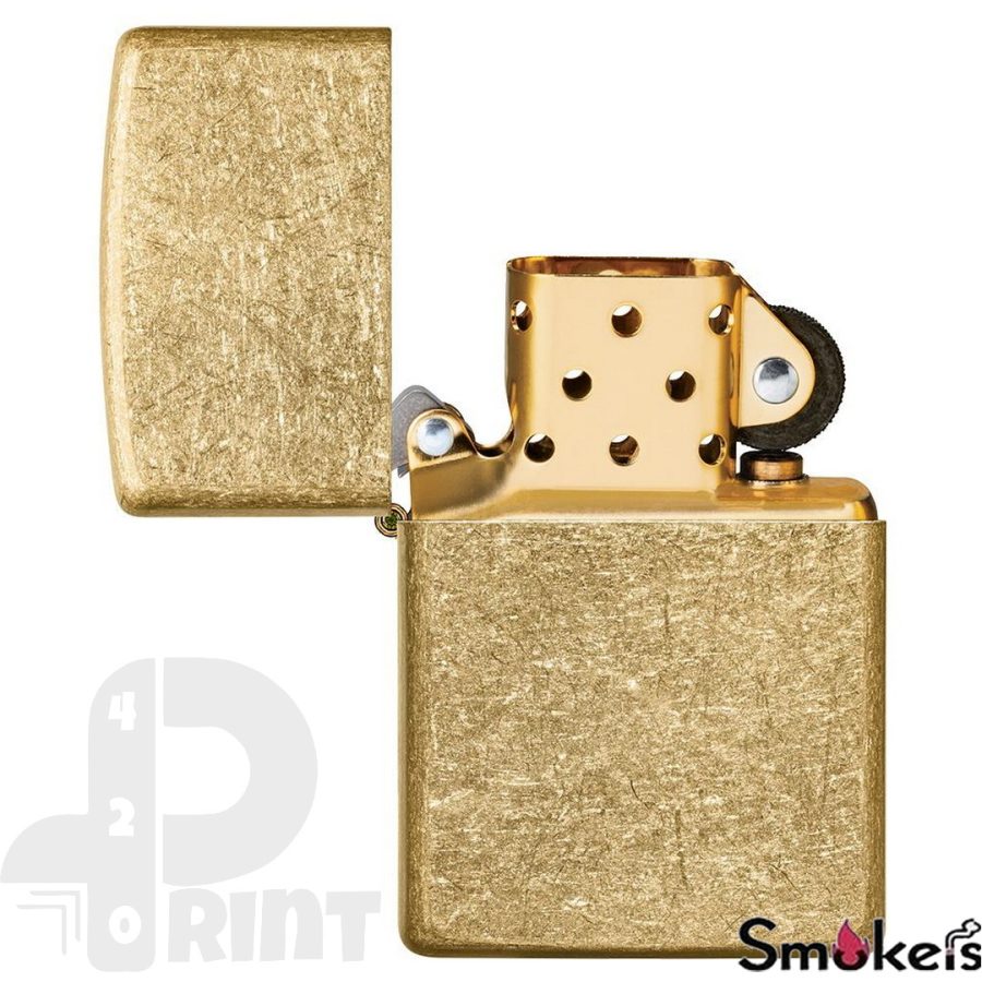 Zippo 49477 Classic Tumbled Brass - Image 3