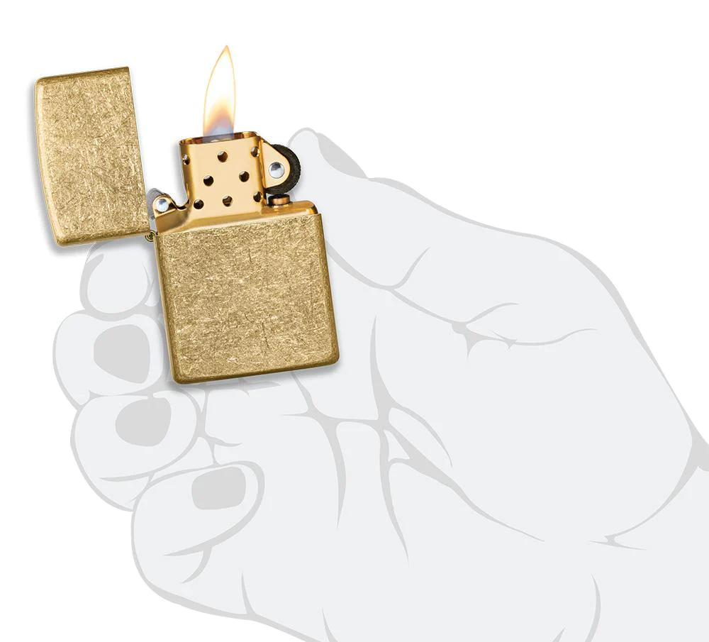 Zippo 49477 Classic Tumbled Brass - Image 4