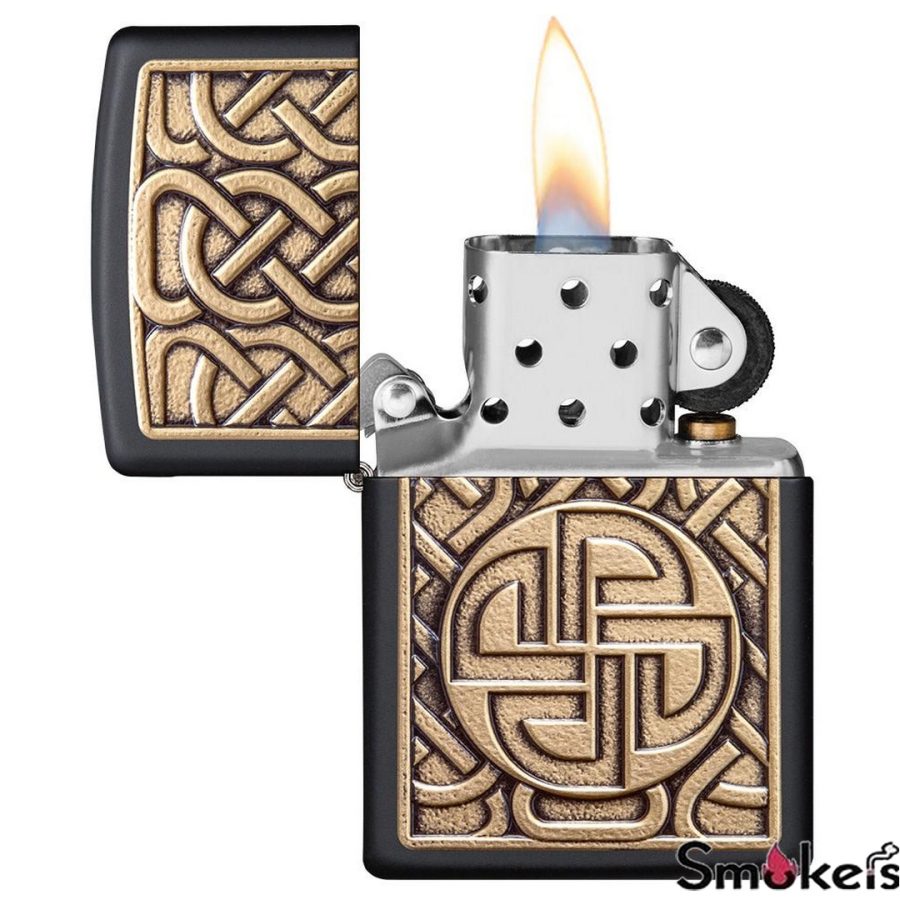 Zippo 49538 Norse Antique Brass Emblem - Image 3