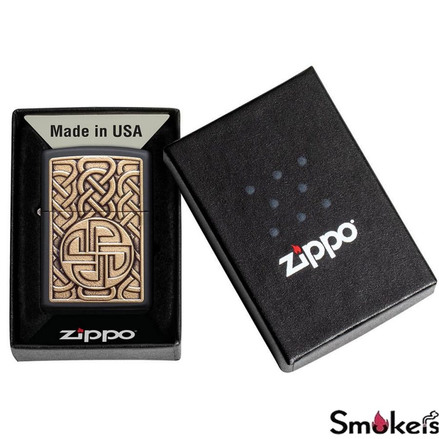 Zippo 49538 Norse Antique Brass Emblem - Image 2