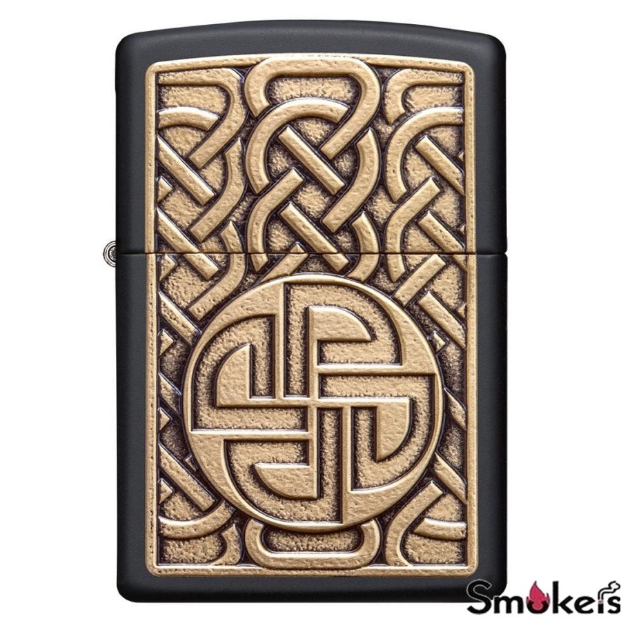 Zippo 49538 Norse Antique Brass Emblem - Image 5