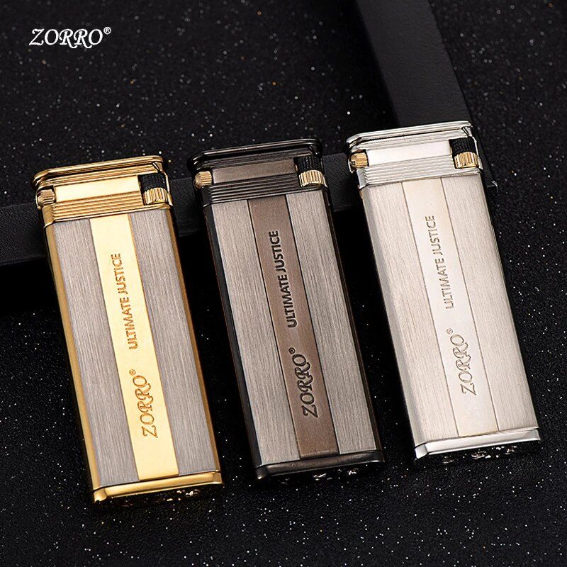فندک گازی باریک Zorro (بغل زن/سر چکشی) اورجینال