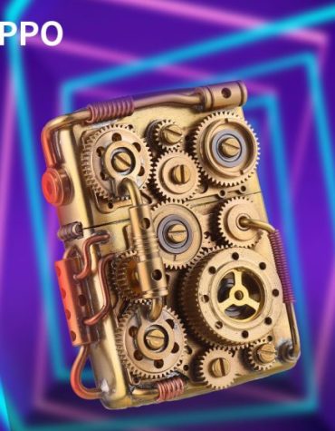 فندک بنزینی Custom Zippo (طرح چرخ دنده)