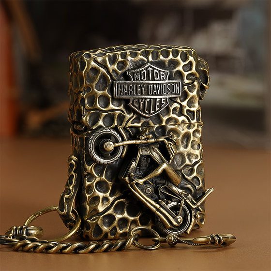 فندک بنزینی Custom Zippo (موتور هارلی دیویدسون)