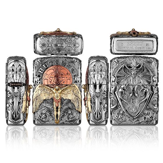 فندک بنزینی Custom Zippo (طرح فرشته نگهبان) - Image 9