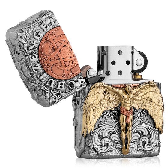 فندک بنزینی Custom Zippo (طرح فرشته نگهبان) - Image 11