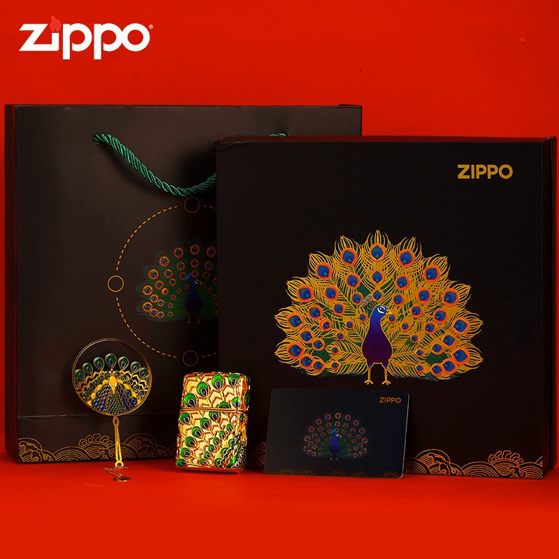 فندک بنزینی Custom Zippo (طرح طاووس) - Image 4