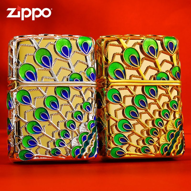فندک بنزینی Custom Zippo (طرح طاووس) - Image 5