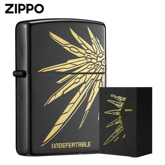 فندک بنزینی Custom Zippo (طرح بال طلایی) - Image 2