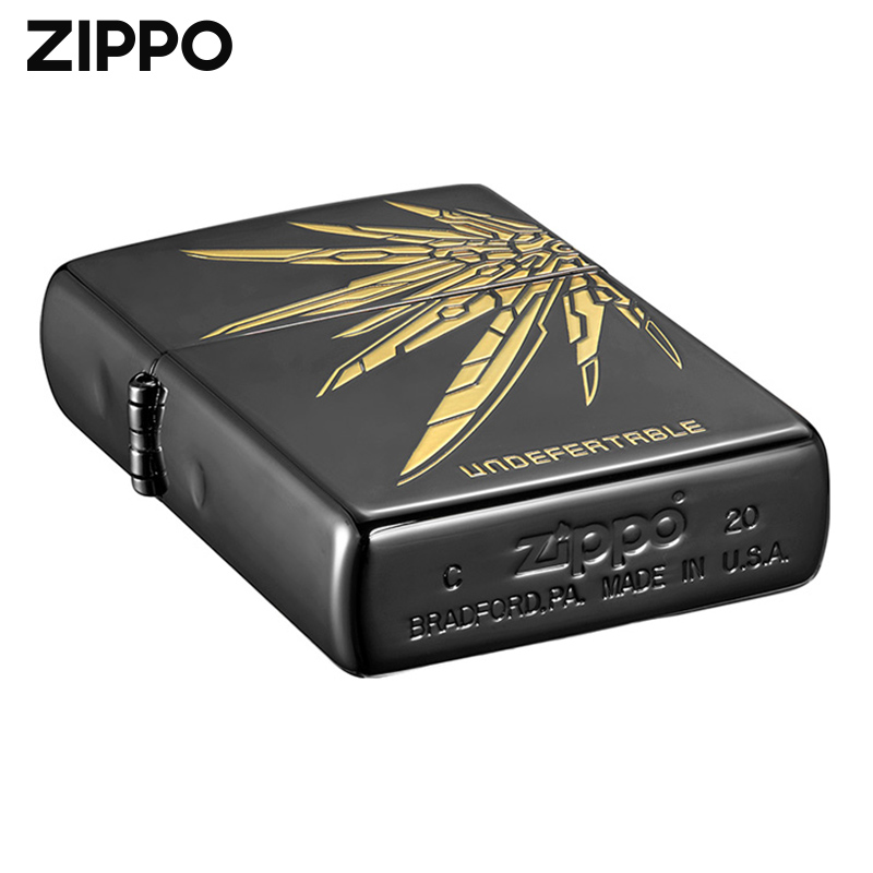 فندک بنزینی Custom Zippo (طرح بال طلایی) - Image 5