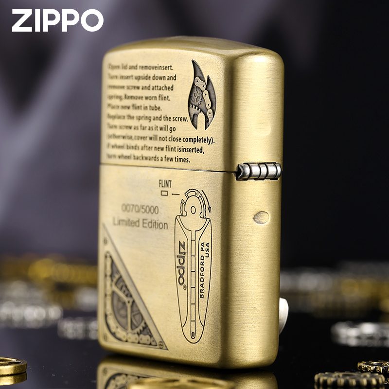فندک بنزینی Custom Zippo (طرح سنگ زیپو) - Image 7