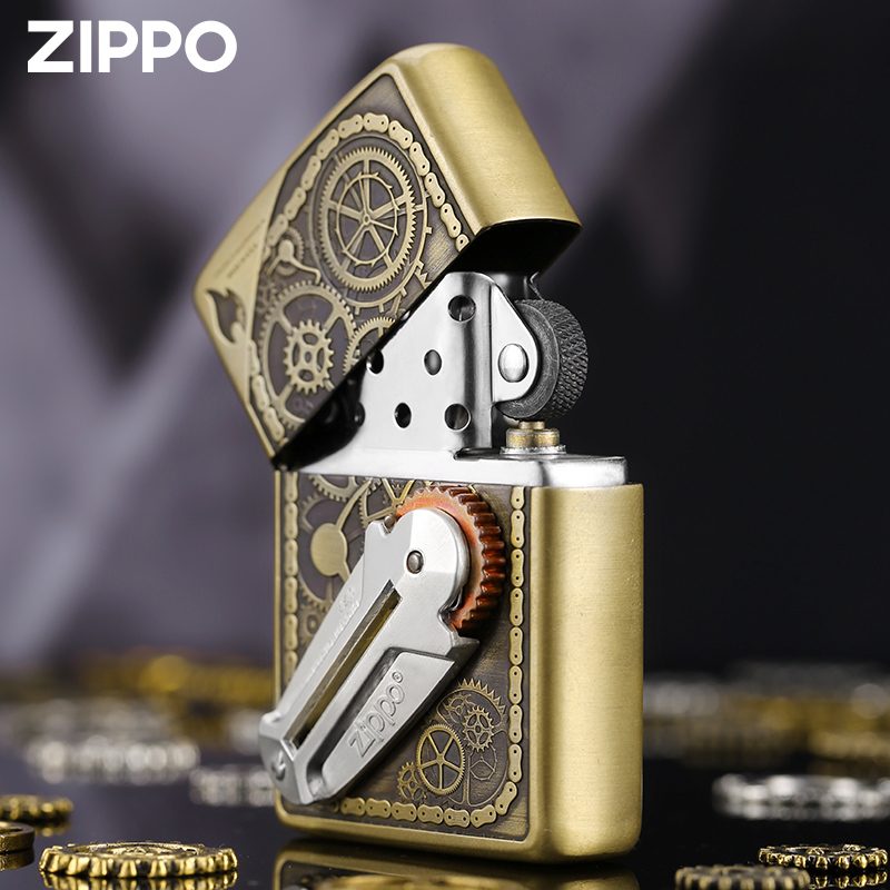 فندک بنزینی Custom Zippo (طرح سنگ زیپو)