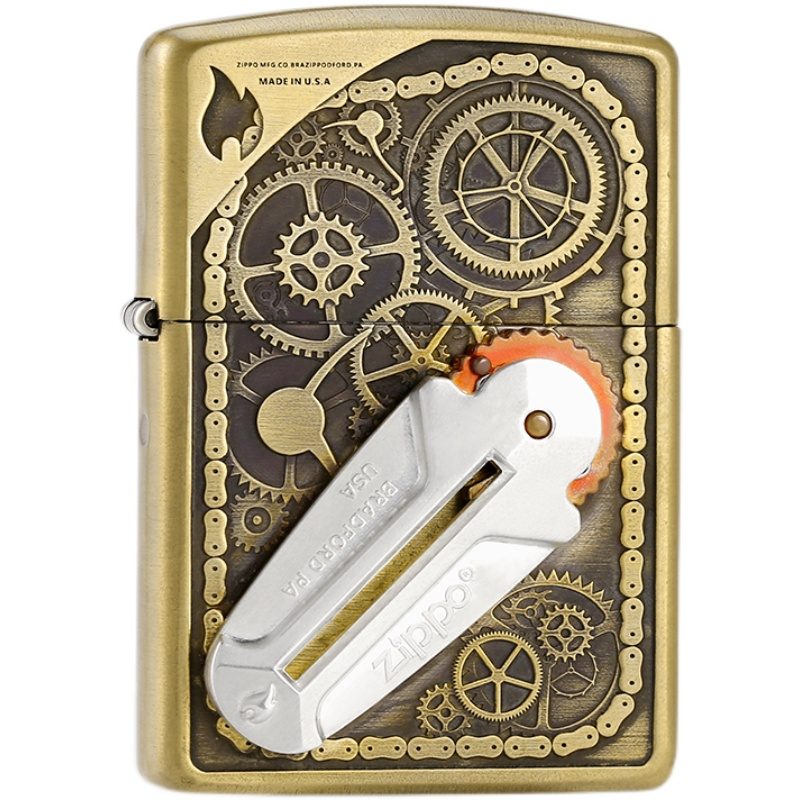 فندک بنزینی Custom Zippo (طرح سنگ زیپو) - Image 5