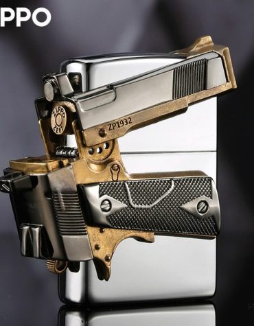 فندک بنزینی Custom Zippo (طرح اسلحه کلت)