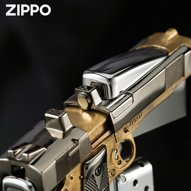 فندک بنزینی Custom Zippo (طرح اسلحه کلت) - Image 4
