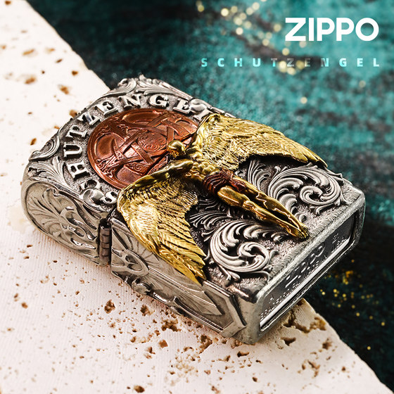 فندک بنزینی Custom Zippo (طرح فرشته نگهبان) - Image 12