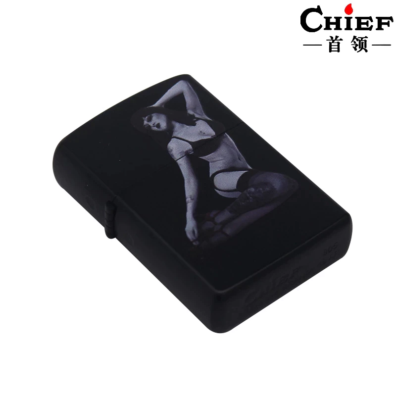 فندک بنزینی Chief (چاپ دختر) اورجینال - Image 4