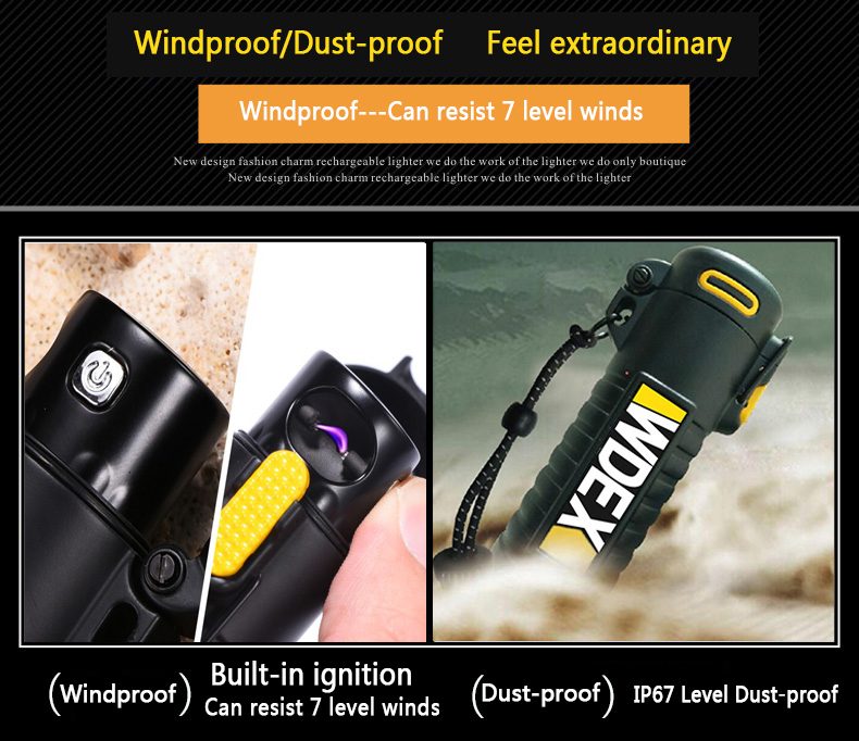 فندک برقی WDEX (ضد آب/ضد ضربه) اورجینال - Image 12