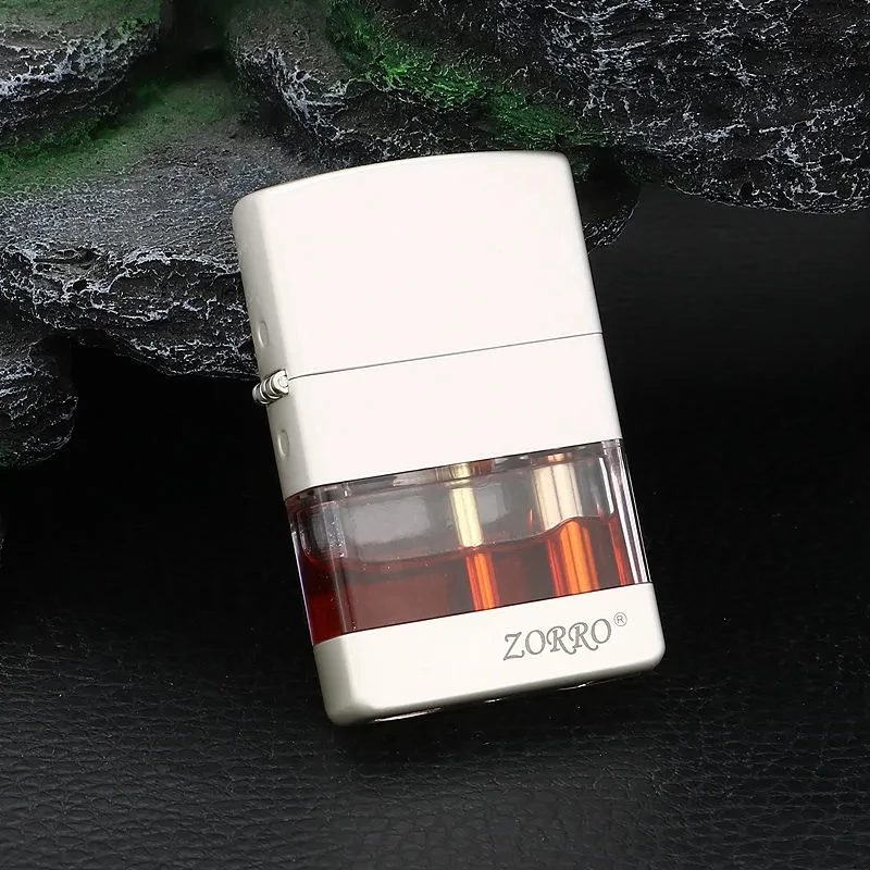فندک بنزینی Zorro Z690 (مخزن شیشه ای) اورجینال - Image 3