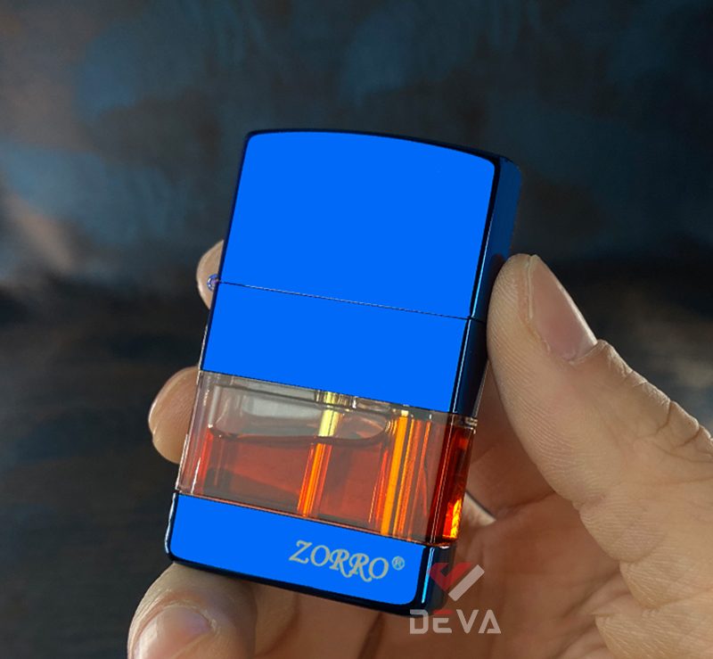 فندک بنزینی Zorro Z690 (مخزن شیشه ای) اورجینال - Image 6
