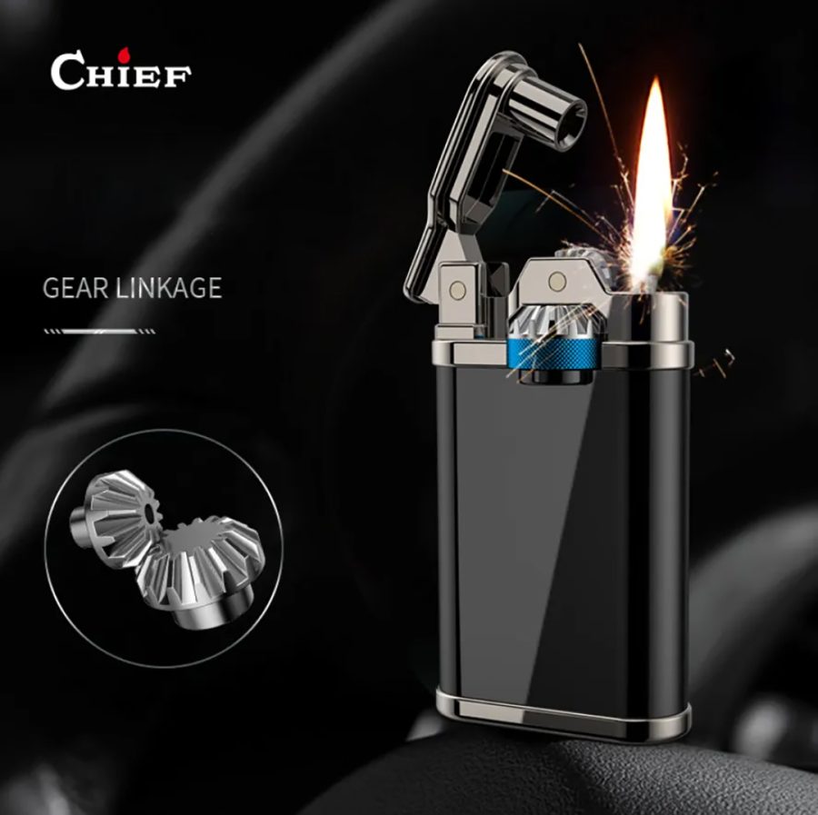 فندک_بنزینی_Chief_(احتراق_چرخ_دنده ای)_print420.ir