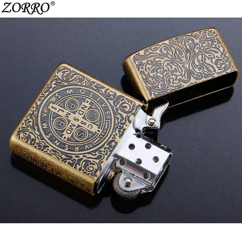 فندک بنزینی کنستانتین ZORRO (حک 540 درجه) اورجینال - Image 5