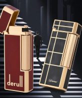 فندک بنزینی بغل زن Derui دوپیچ (طرح دانهیل) اورجینال