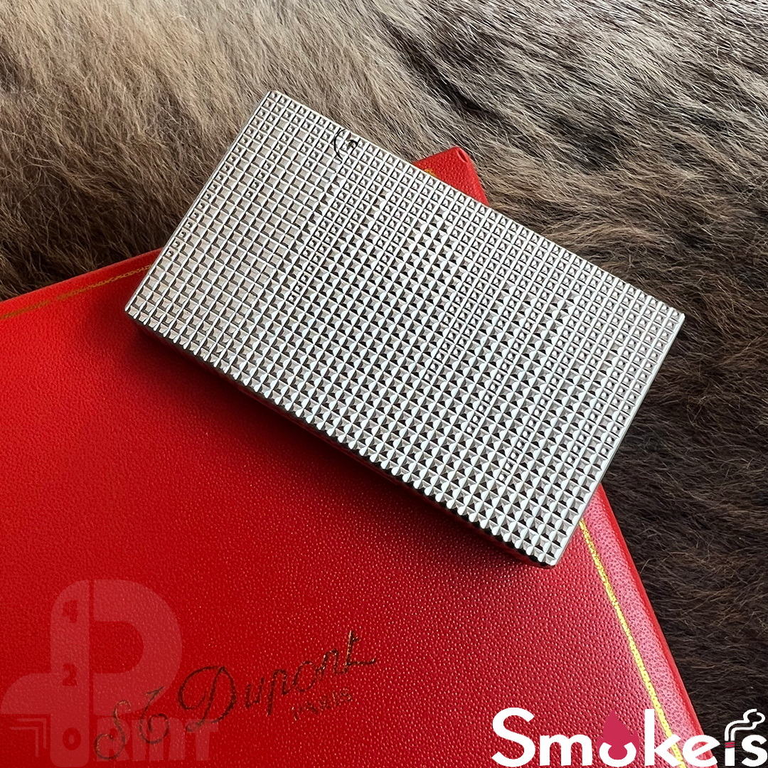 فندک گازی برند S.T Dupont (نقره ای شمشی) اورجینال - Image 4