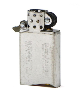 مغزی بنزینی اسلیم Zippo (نقره ای)