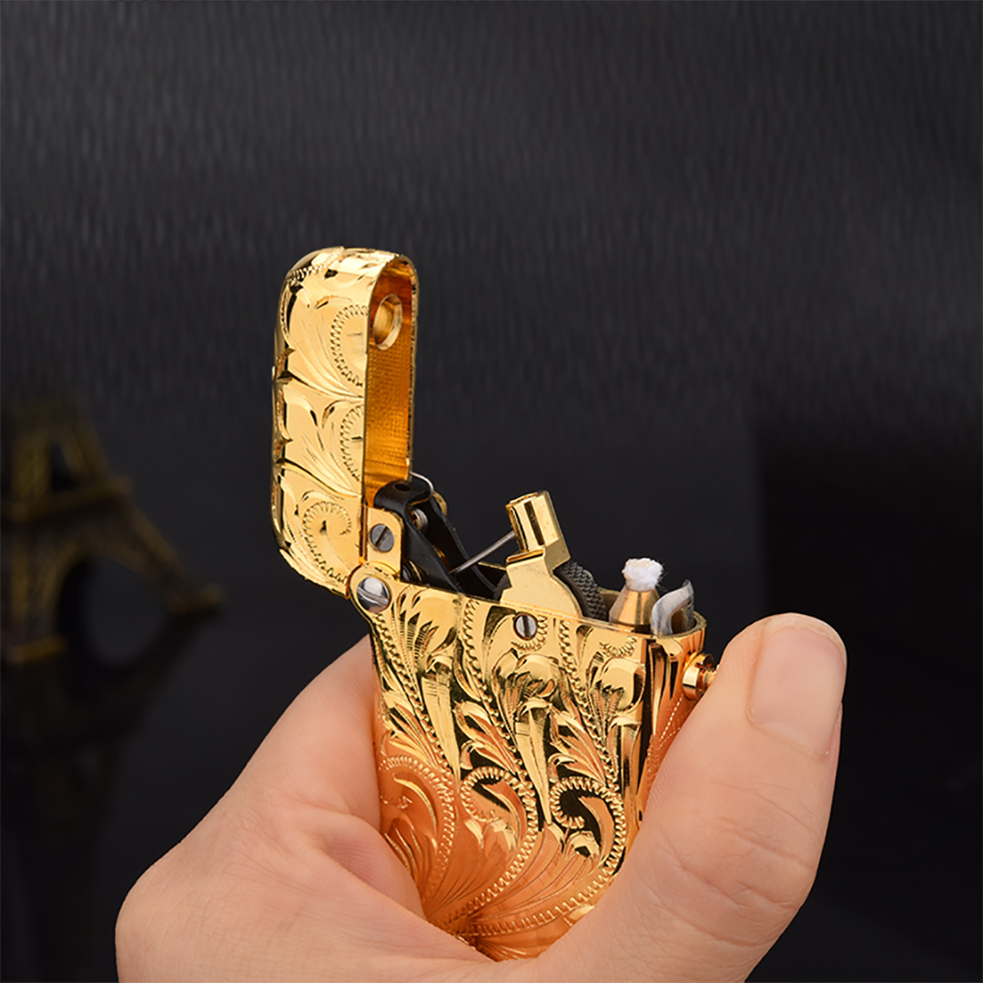 فندک بنزینی برند Thorens (طرح بته جغه) اورجینال - Image 2