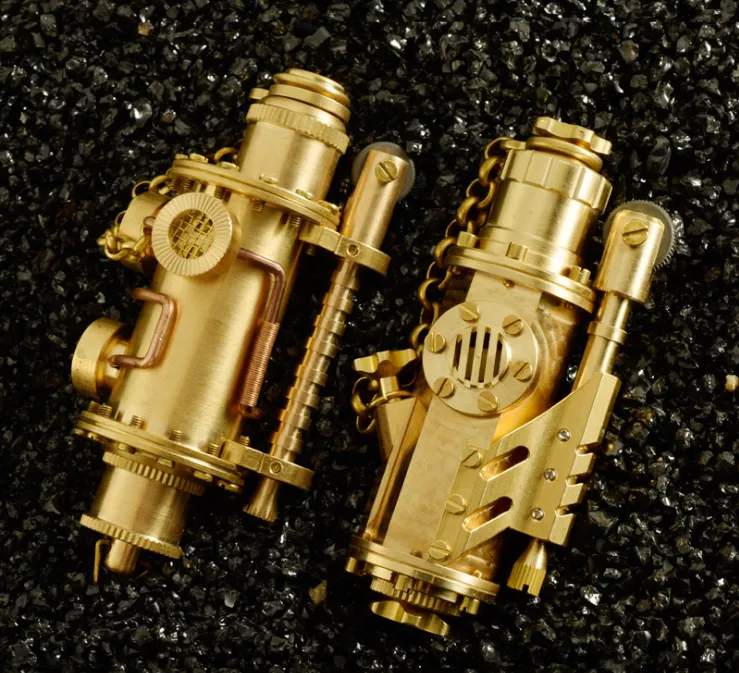 فندک بنزینی طرح لوکوموتیو (Punk Steam locomotive) اورجینال - Image 12