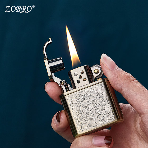 فندک بنزینی ZORRO کلاسیک (طرح کنستانتین) اورجینال - Image 2