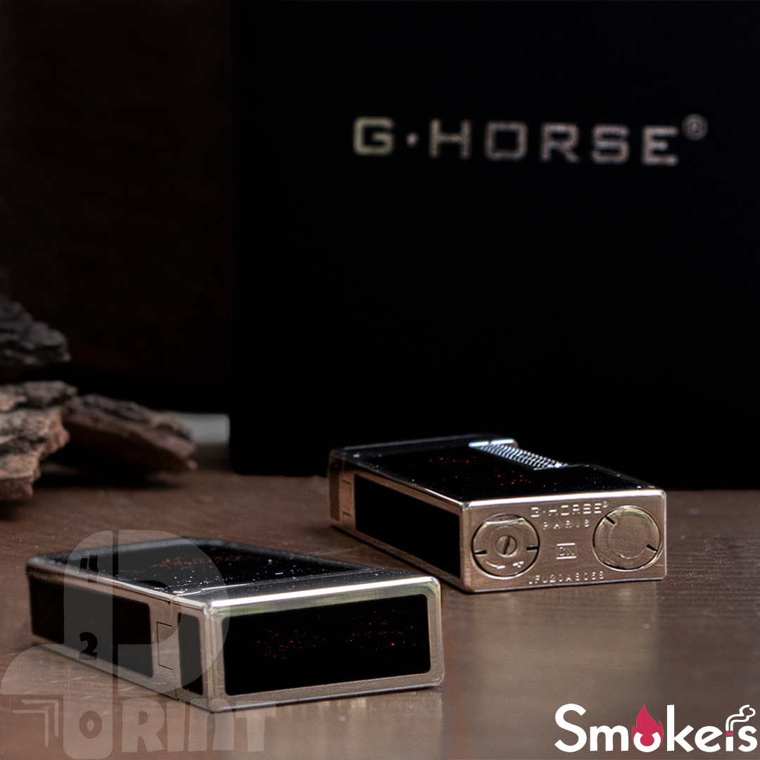 فندک گازی طرح دانهیل برند G.HORSE (مشکی قرمز) اورجینال - Image 6