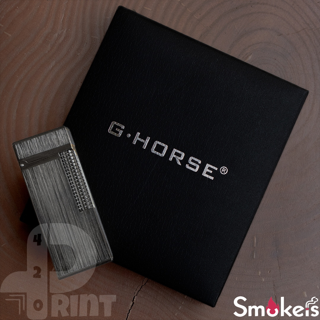 فندک گازی طرح دانهیل برند G.HORSE (مشکی ساده) اورجینال - Image 3