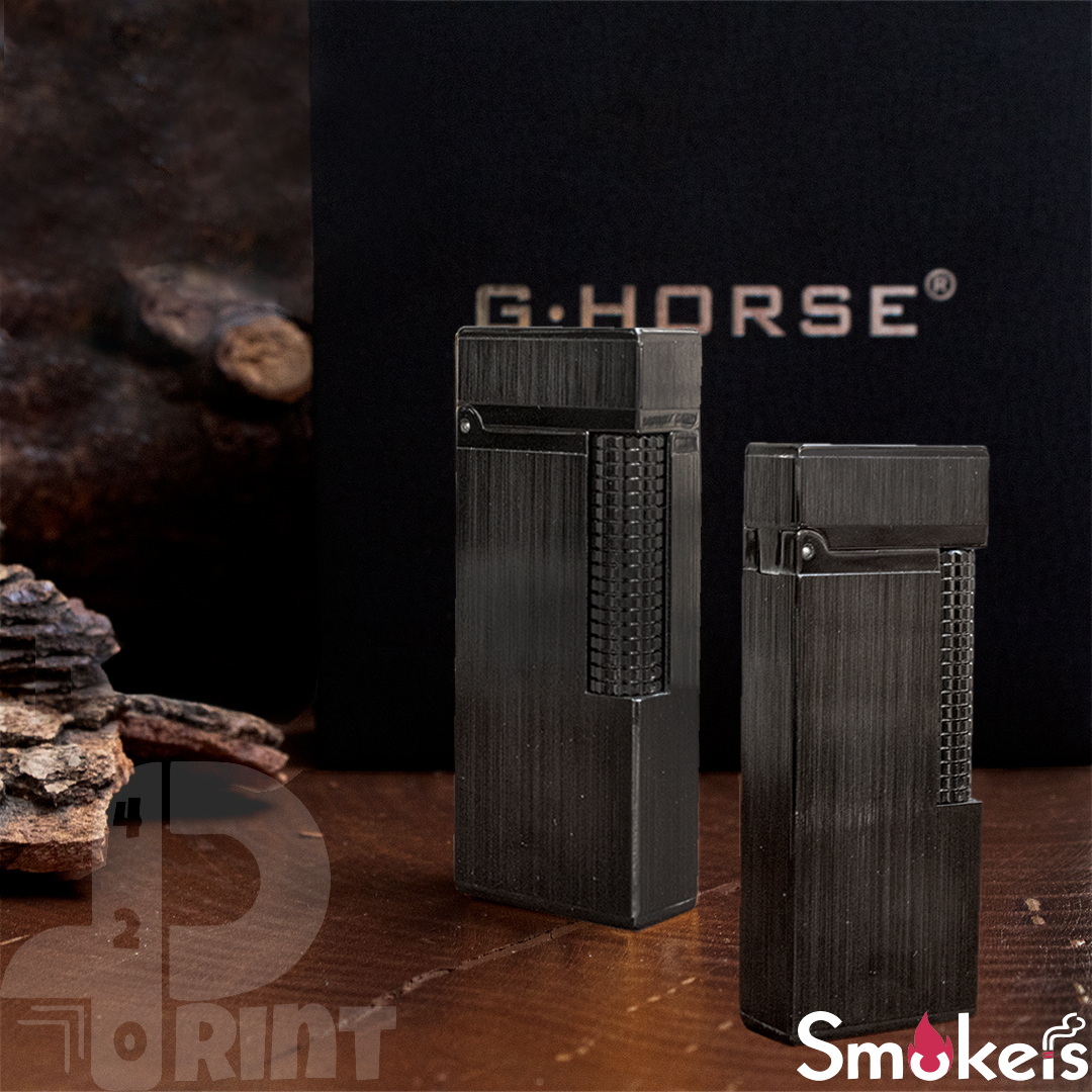 فندک گازی طرح دانهیل برند G.HORSE (مشکی ساده) اورجینال - Image 2