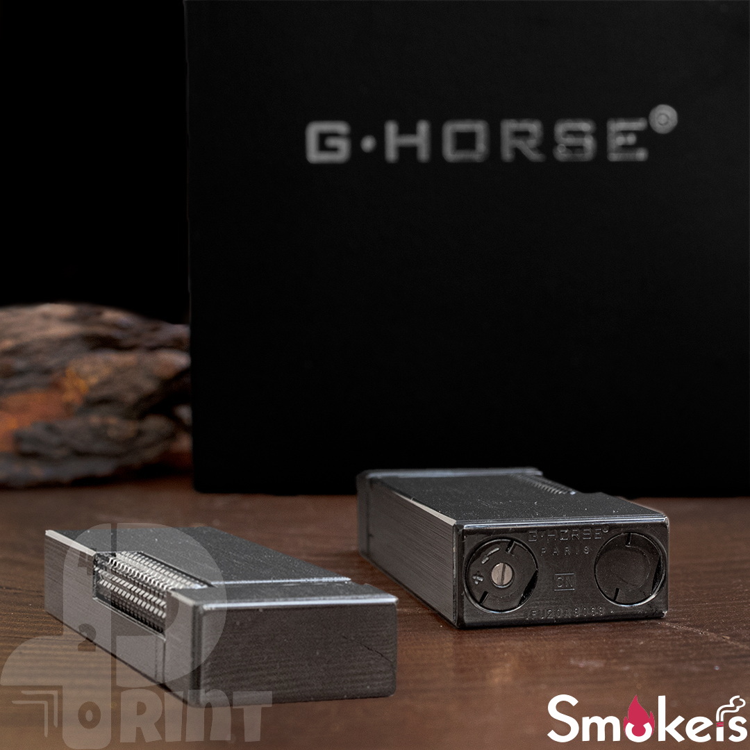 فندک گازی طرح دانهیل برند G.HORSE (مشکی ساده) اورجینال - Image 7