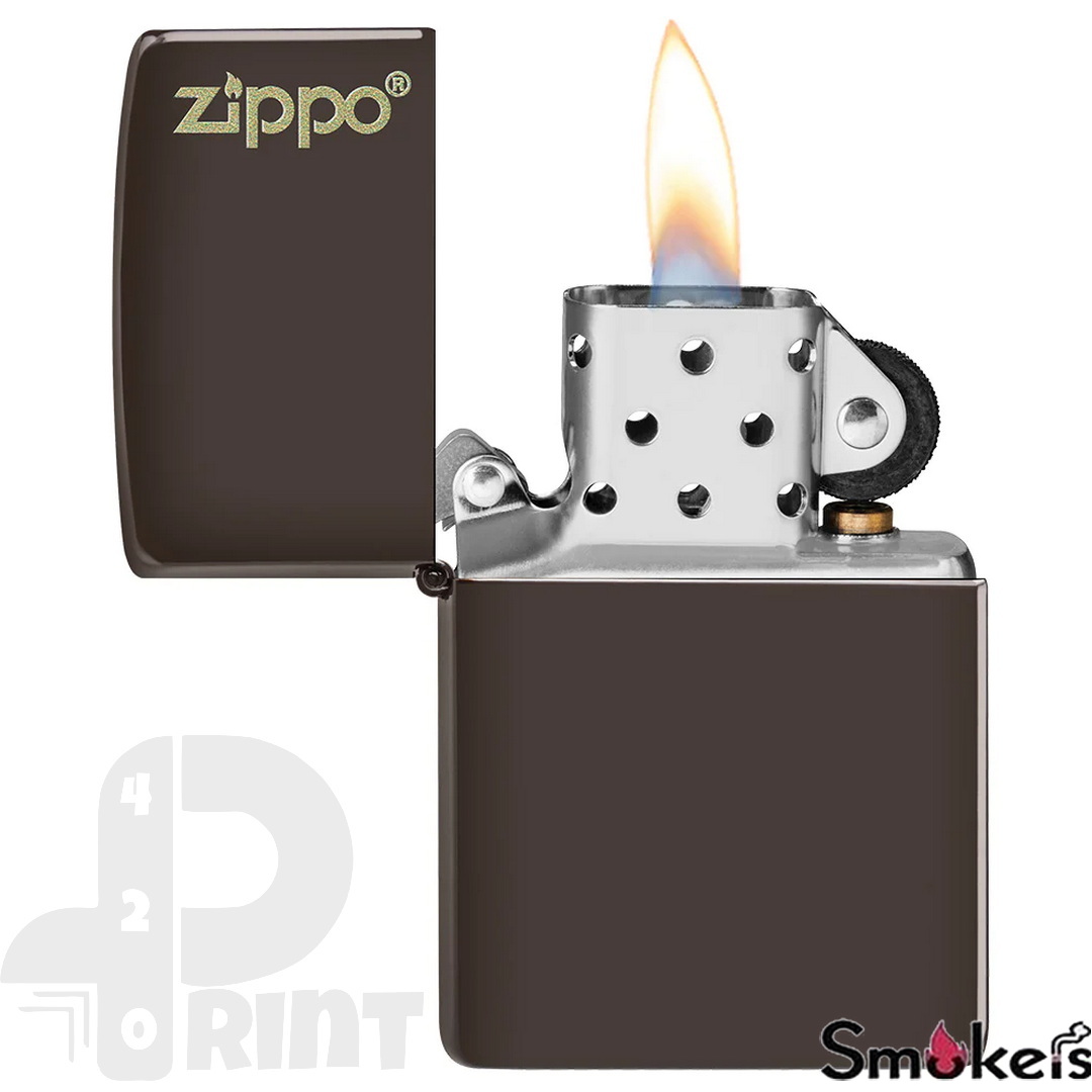 Zippo 49180ZL Brown Matte - Image 4