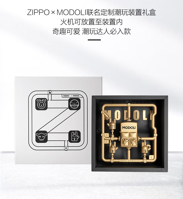 فندک بنزینی Custom Zippo (طرح مودولی) MODOLI - Image 4
