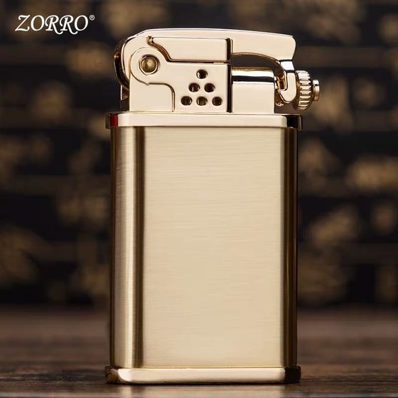 فندک بنزینی ZORRO z602 (قفل احتراق /اتومات) اورجینال - Image 4