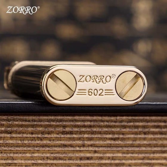 فندک بنزینی ZORRO z602 (قفل احتراق /اتومات) اورجینال - Image 3
