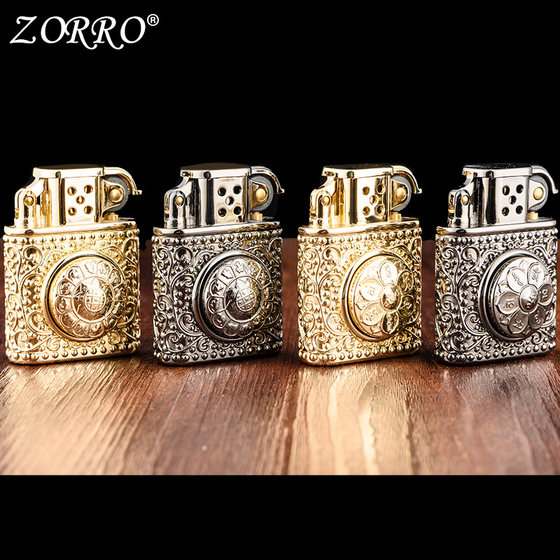 فندک بنزینی ZORRO اسپینری (کلاسیک) اورجینال - Image 7