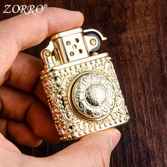 فندک بنزینی ZORRO اسپینری (کلاسیک) اورجینال - Image 8