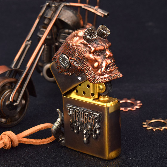 فندک بنزینی Custom Zippo (طرح پسر جهنمی) Hellboy - Image 3